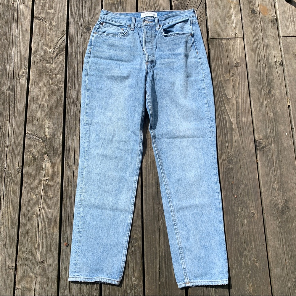 Denim Forum Boyfriend High Rise Loose Jeans